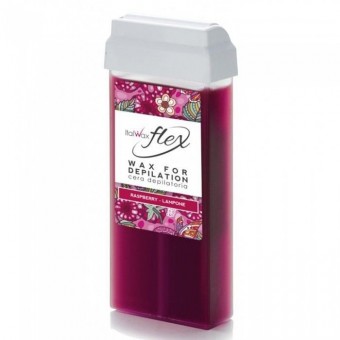 ItalWax, теплый воск Flex Малина, 100 мл ItalWax, теплый воск Flex Малина, 100 мл