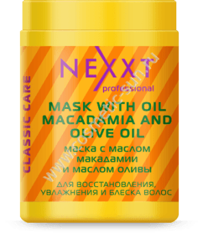 Маска с маслом макадамии и маслом оливы 1000 мл Маска с маслом макадамии и маслом оливы 1000 мл